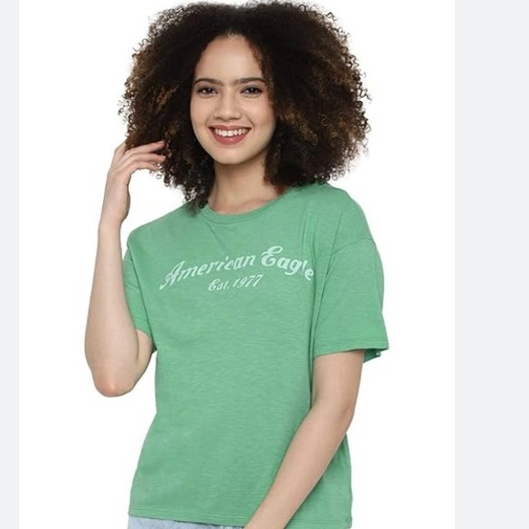 American Eagle Outfitters Graphic Tee Relaxed Boxy Fit Streetwear Size Small - Picture 6 of 8